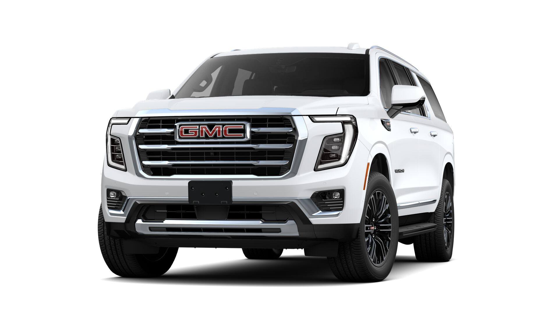 2026 GMC Yukon XL Elevation in Summit White — front three-quarter view