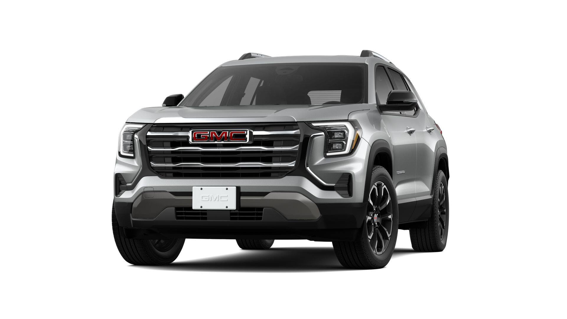 2026 GMC Terrain Elevation in Sterling Metallic — front three-quarter view