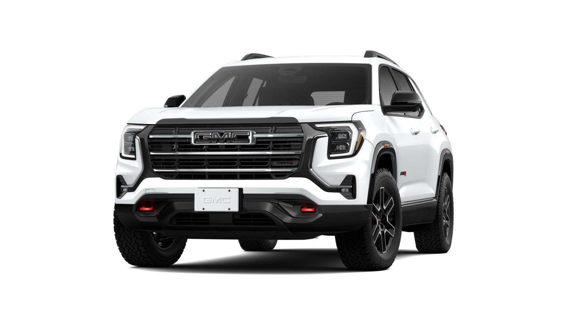 2026 GMC Terrain AT4 in Summit White — front three-quarter view