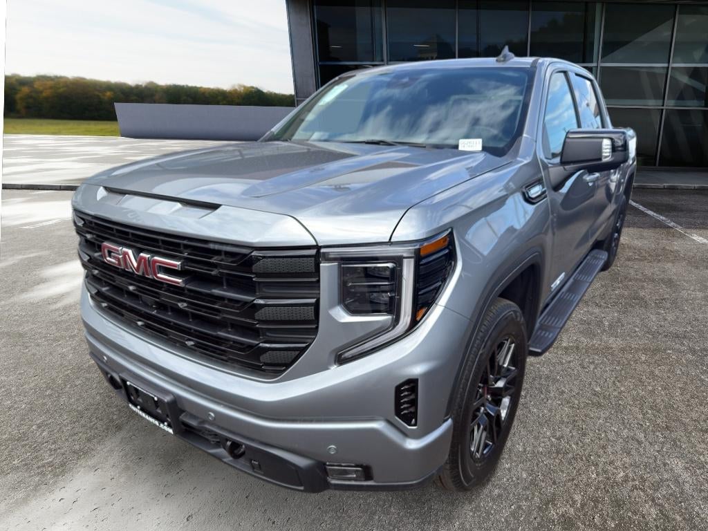 2026 GMC Sierra 1500 Elevation in Sterling Metallic — front three-quarter view