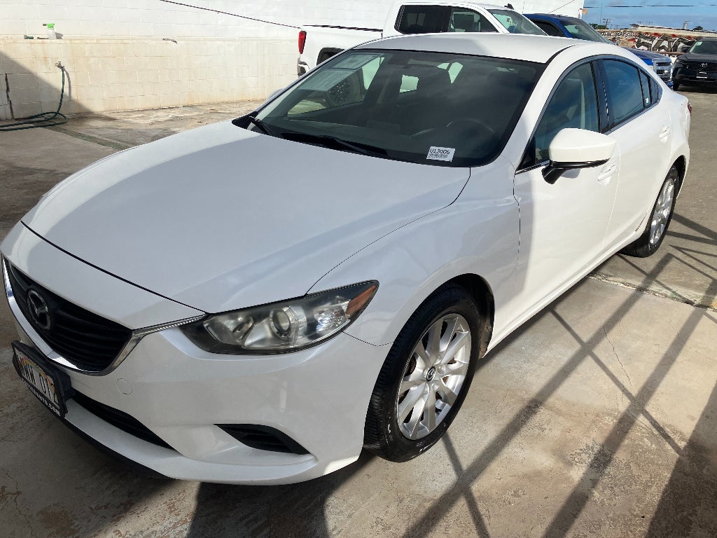 2017 Mazda Mazda6 Sport in White — front three-quarter view