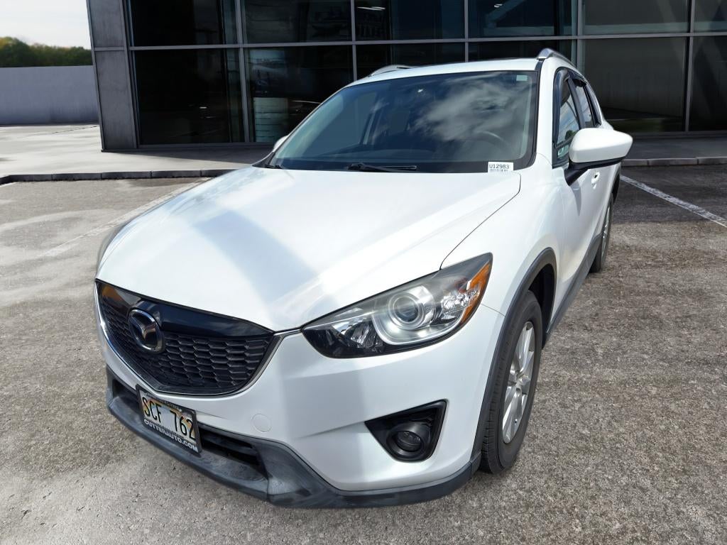 2014 Mazda Mazda CX-5 Touring in White — front three-quarter view