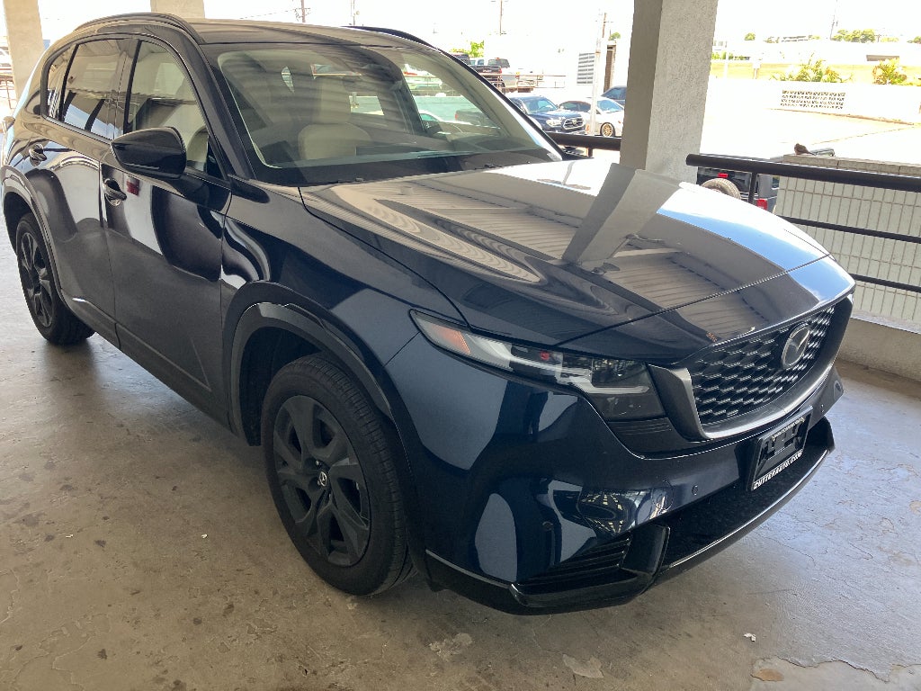 2026 Mazda Mazda CX-5 2.5 S Premium in Navy Blue Mica — front three-quarter view