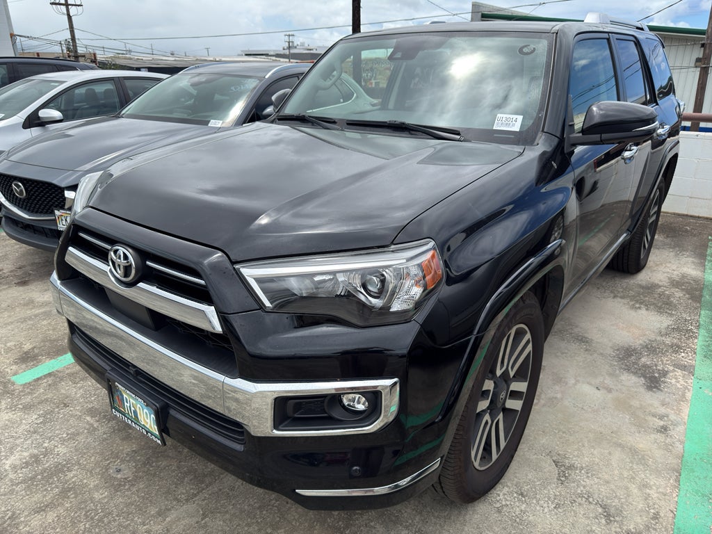 2023 Toyota 4Runner Limited in Black — front three-quarter view